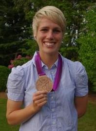 Sophie Schmidt, member of the Canadian national women's soccer team.
