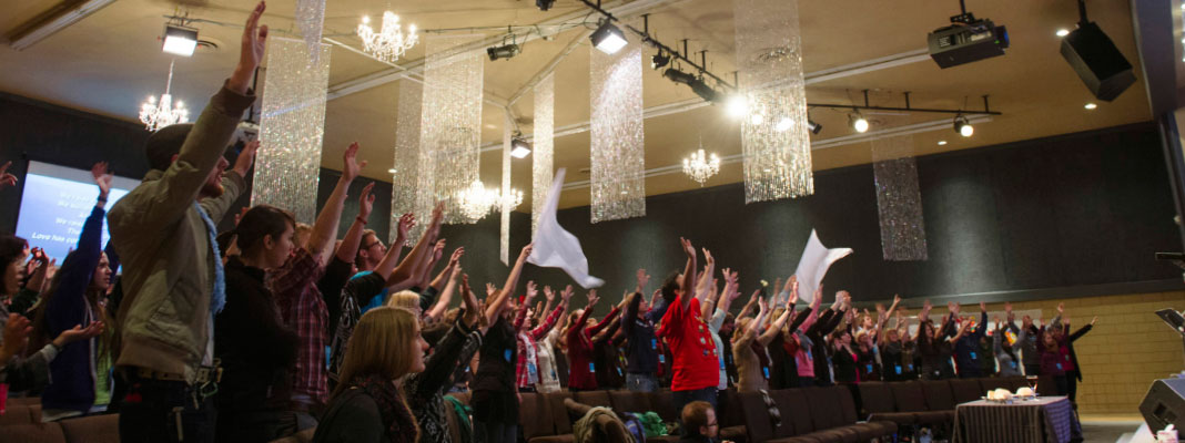 Young adults from across the continent spent New Year’s Eve and Day worshipping God at an MB Mission-sponsored conference at Northview Community (MB) Church, Abbotsford, B.C. photos: Revival Arts