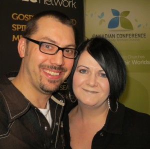 Trevor and Lesley Rysavy were welcomed by the Alberta conference after their church, Urban Grace, officially joined ABMB.