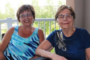 Sisters, both former missionaries, Grace (l) and Ruth (r) Klassen serve on support teams for missionaries at Crossroads MB Church. 