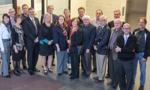 Representatives from the Mennonite Faith and Learning Society. PHOTO: Jennifer Watton, TWU