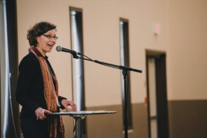 CMU president Cheryl Pauls couldn't get any students to do a church visit with her because they were all committed to serving in their local congregations. 