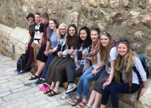 MBCI students on tour in the Holy Land. 